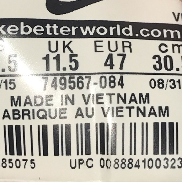 Nike Hyperdunk ‘15 Prm Ep/Hyper Dunk Premium Black Blue Lagoon HT Sneaker M 12.5 - Picture 11 of 11